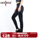 MERRIGE Beauty Trap New Style Lifting Sculpting Fiber Plastic Pants High Waist Butt Lifting Pilates Pants Classic Black L (Recommended Weight 45KG_55KG)