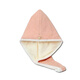 Dry hair cap absorbs water. New model for short hair can use quick-drying cap. Double-layer thickened bath towel. Towel absorbs water and does not shed lint. Upgraded edge. Green and pink. Double-sided.