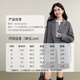 Shandubila sheep wool warm woolen coat women's winter small loose double-sided woolen coat vertical cut mid-length coat