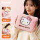 Genuine authorized Sanrio genuine KT cat electric hot water bottle rechargeable explosion-proof hot water bottle quilt to warm baby, coffee color