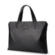 
American Bison briefcase men's business bag genuine leather men's handbag men's head layer cowhide computer bag casual bag gift black horizontal style 14 inches