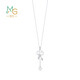 Chow Sang Sang Pt950 platinum Love Decode four-leaf clover platinum pendant without plain gold necklace 51086P pricing