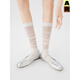 AR lightweight pile socks miu ballet style cotton bottom stockings thin 2025 new calf socks autumn slimming long socks popular king - calf socks combination one size (36-40)