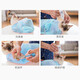 Cat washing cat bag, cat bag, nail clipping fixed bag, injection and medication artifact, hammock, anti-scratch and anti-bite, first generation cat washing bag blue, zipper bag packaging*1