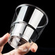 Disposable cup aviation cup thickened PS transparent food grade hard plastic tea cup home wedding banquet bar space cup 100 pieces 160ml