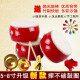 Jingyun 5 6 8 9 10-Zoll-Kuhspannen Großer kleiner Kinderspielzeugtrommel Erwachsener Gong Drum Beat Drum Kindergarten Percussion Instrument 6-Zoll-Trommel + kleines Zybal + kleines Gong