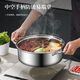 Baige Yuanyang Olla Olla Caliente de Acero Inoxidable Olla Especial Engrosada Gran Capacidad Cocina de inducción de Gas Shabu-Shabu Comercial para el hogar Colador de Sopa Universal Olla Yuanyang Engrosada - Adecuado para 2-4 Personas 30 cm