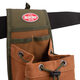 Bucket Boss 4-Pocket Parachute Bag with Flap Fit Brown