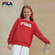 Fila Antibacterial Function Fila Children's Clothing 2025 Winter Boys, Boys and Children's Fleece Sweatshirts