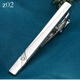DOGHC Men's Formal Wear Silver Tie Clip Laser Laser Laser Logo Business Col Clip Clip de sécurité professionnelle Clipt de sécurité Z1605
