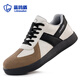 Blue Owl Shield Labor Protection Shoes Men's Breathable Anti-Smashing Ladle Head Anti-Stack Safety Work Anti-Slip Waterproof Moral Training Functional Shoes D237 40