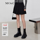 MO&Co. Three-dimensional pleated shorts and culottes, A-line shorts, short skirts, casual pants, high-waisted skirts, Moan