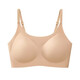 Traceless liquid foundation invisible underwear for women with small breasts making them look bigger all-in-one vest with beautiful back and skin color opaque bra skin color L 100-120Jin Jin is equal to 0.5 kg