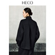 HECO Suyin New Chinese Style National Style Stand Collar Long Sleeve Shirt Women 2025 New Light Luxury Shirt Black S