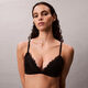 Calvin Klein Wireless Soft Support Sexy Bra Women's UB1-Space Black M Shopping Bag