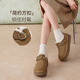 Best Picture 25 Winter Birkenstock Shoes Fashionable Retro Casual Plus Velvet Warm Women's Shoes N2539DM5 Camel 36