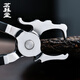Mingqitang stainless steel tea pliers Pu'er tea opening tea knife needle cone tea opener Tuocha white black tea brick prying tea cake tool Purple sandalwood stainless steel faucet tea pliers