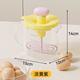FVFH new manual egg whisk cup household press egg beater egg large capacity multi-functional cream manual mixer dopamine egg beater light yellow purple press egg beater/comes with filter