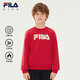 Fila Antibacterial Function Fila Children's Clothing 2025 Winter Boys, Boys and Children's Fleece Sweatshirts