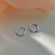 Mimore (Mimore) S925 Silver Mobius Pendientes para mujeres Pengas simples Pendientes de temperamento modernos