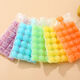 Yong Huan Ice Bag Edible Homemade Frozen Ice Cube Mold Self-sealing Small Ice Tray Passion Fruit Ice Box Bag Self-sealing Tearable Ice Cube Bag 4800 Grids 200 Pieces Free of a Funnel