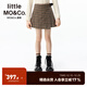 little MO&Co.小豆腐同款 little moco童装25冬装新款女童亲子装格纹短裙半身裙 多色格纹 140 140/58