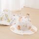 Wooden cotton baby fisherman hat summer thin sun hat summer pure cotton sun hat baby sun protection hat when going out white/Hao persimmon in pairs #scln# 43CM (recommended for 3-6 months)