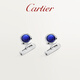 Cartier (Cartier) Santos de Cartier series sterling silver palladium plated cufflinks spinel