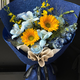 Flowers in the same city, sunflowers and roses, mixed bouquets for birthday gifts for girlfriends, best friends, and elders. Flowers delivered by flower shops. Van Gogh's paintings | Sunflowers with color-absorbing tulips, proud white rose fashion bouquets