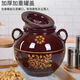 Earthen pottery lard jar with lid extra thick and high temperature resistant household oil jar household storage jar 10 Jin Jin is equal to 0.5 kg Earthen pottery double-eared lard jar natural and rustic