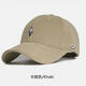 Mongolian piano new style baseball cap for men and women, fashionable and versatile peaked cap, sun hat, trendy, loose and versatile, couple and student warm, black, adjustable