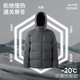 NetEase carefully selected new product 90 fresh velvet light business bread coat hooded down jacket for men's commuting-20 cold-resistant, fluorine-free, waterproof and anti-fouling A style 25 autumn and winter-hooded-graphite black L (175/96A)