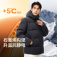 NetEase carefully selected new product 90 fresh velvet light business bread coat hooded down jacket for men's commuting-20 cold-resistant, fluorine-free, waterproof and anti-fouling A style 25 autumn and winter-hooded-graphite black L (175/96A)