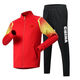New set of table tennis uniforms for men and women, long-sleeved team uniforms, children's sportswear, quick-drying sweat-absorbent training clothes, custom printed 716 red tops 130 130