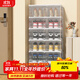 Anyera shoe cabinet requires no installation, shoe box storage doorway, foldable dust-proof shoe rack, basketball shoe all-in-one cabinet, large size 6 pieces