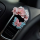 Yusenyi Car Aromatherapy Car Air Conditioner Air Vent Phalaenopsis Aromatherapy Butterfly Light Fragrance High-end Decoration New Car Gift Purple Phalaenopsis-Butterfly Default Blue Wind Chime Other flavors can be noted 1g