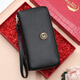Crocodile shirt Christmas gift first layer cowhide simple women's long wallet exquisite clutch bag card holder birthday