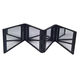 Foldable four-sided mirror for haircuts, you can see the back of your head for your own haircut, the rear view, portable, high-looking small mirror, black four-fold multi-angle mirror, you can see the back of your head)