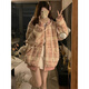 Jingdomeng thickened small fragrance lamb plush jacket for women 2025 autumn and winter new style unique and good-looking soft and waxy cotton-padded clothes pink L (110-120)