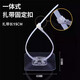 Tamushi punch-free cable tie holder buckle gas drain pipe wire fixing buckle-adjustable buckle-10 pieces