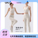 ALO YOGA Yoga Wear Set Women's Nude Shockproof Pilates Fitness Sports Vest Two-piece Set Coco Color Top + Pants S 80-100Jin Jin is equal to 0.5 kg