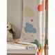 LUODABAN 2025 new dopamine colored cloud gauze curtains cream style curtains semi-shade children's room living room bedroom gauze linen cloud gauze (hook type) 1 piece width 5.0 meters x height 2.7 meters (height can be shortened)
