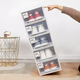 Yusenyi Thickened Shoe Box Drawer-Type Plastic Free Combination Men's and Women's Shoe Storage Box Transparent Dustproof Organizing Box No Assembly 6 Pack Cost-Effective Package Width x Depth (Length) x Height 24.5x30.6x13.1cm 24 pcs 24.5x30.6x13.1cm