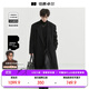 Piaget Zall shoulder pad design long over the knee 100% wool double-sided woolen coat 100% men's 2025 autumn and winter commuter coat moon night black regular style - no liner XL (recommended 145-160Jin Jin equals 0.5 kg)