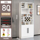 Yusenyi Wine Cabinet Partition Cabinet Home Wall Porch Simple Entry Door Shoe Cabinet Integrated Living Room Sideboard Cabinet Storage Cabinet Includes Entry Double Door 80 All White