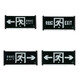 Bingyu safety exit indicator light LED fire emergency sign light channel emergency evacuation sign emergency light double-sided forward (safety exit) BYyn-89