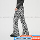 BOSIDENG Fashionable Sports Comfortable Breathable Flexible Skiing Warm Goose Down Pants Women's Down Pants Black and White Zebra Print 9A81 S 160_64A