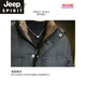 JEEP SPIRIT Down Jacket Men's Winter 2025 New Thickened Warm Jacket Stand Collar Fashion Men's Jacket Cold Protection Beige M Recommendation 90-115Jin Jin equals 0.5 kg