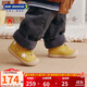 DR KONG Dr. Jiang's winter baby shoes for men and women, simple, lightweight, velvet and warm baby shoes, khaki 22