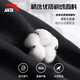 ANTA (ANTA) men's autumn and winter new style sweatpants, warm, skin-friendly and comfortable, men's leggings, loose and tall, sports and casual trousers, black, regular leggings - zipper pockets, S/165 (90-100Jin Jin is equal to 0.5kg)